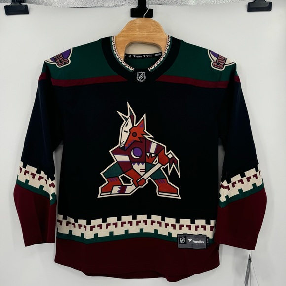 Arizona Coyotes Hockey Jersey Fanatics Breakaway NHL Kachina Logo Men's Medium - Picture 1 of 7